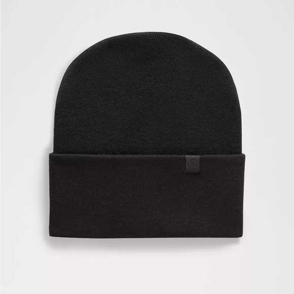 lululemon athletica Other - lululemon athletica Black Knit Cuffed Beanie